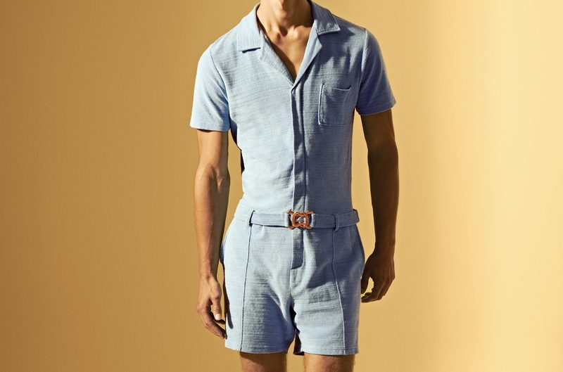 Orlebar Brown Bond blue onsie