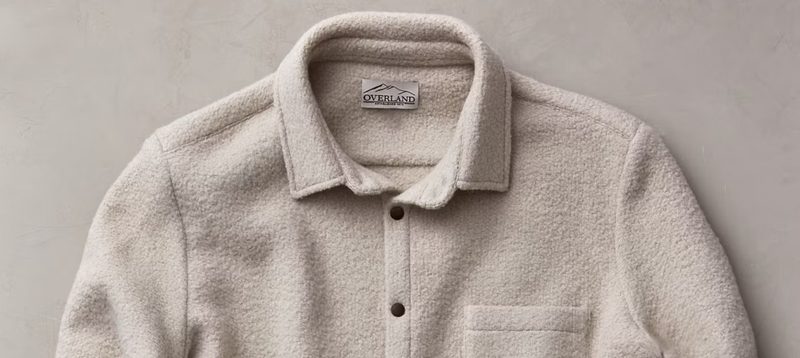 Overland Sheepskin Alpaca Overshirt