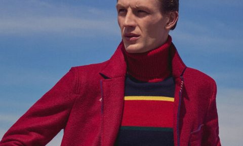 Paul Stewart turtleneck and jacket