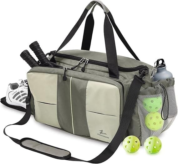 Zumworgion PalProt Pickleball Gym Bag with Shoe Compartment