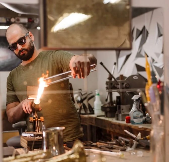 Making the Pure Over glass