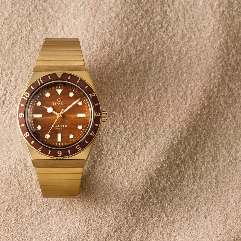 Timex Tiger's Eye stone dial