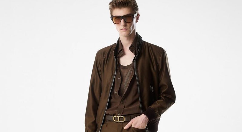 Tom Ford Spring Collection Brown ensemble