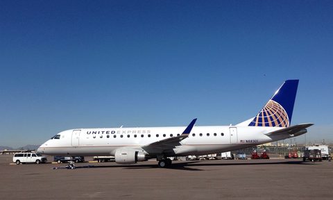 united houston portland route embraer e175