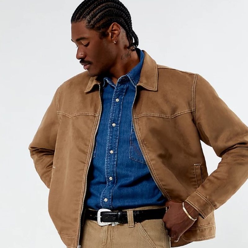 Wrangler x PacSun Faux Suede Jacket