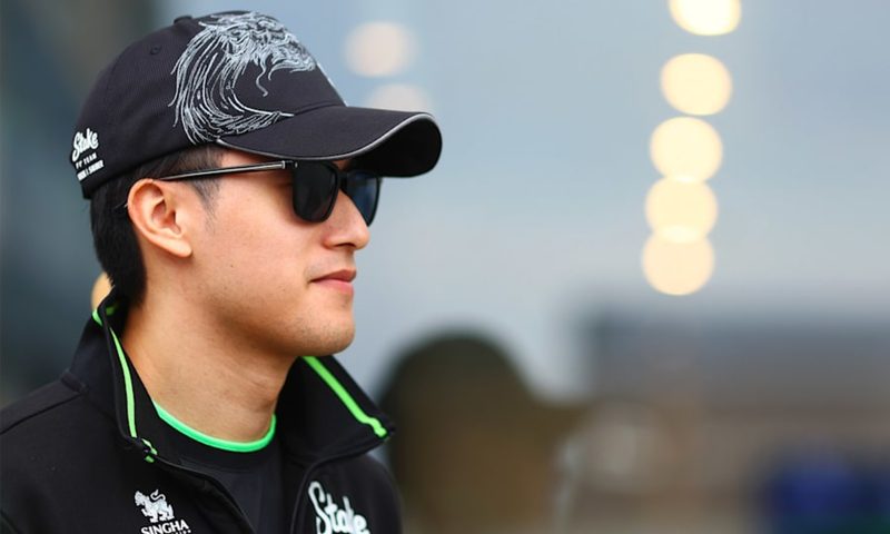 Zhou Guanyu drove for Kick Sauber in 2024.