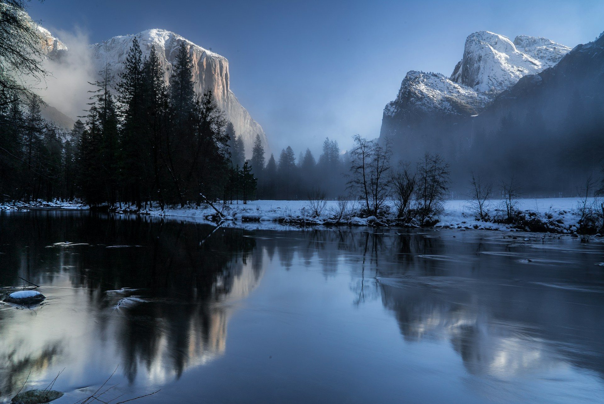 Yosemite National Park in winter