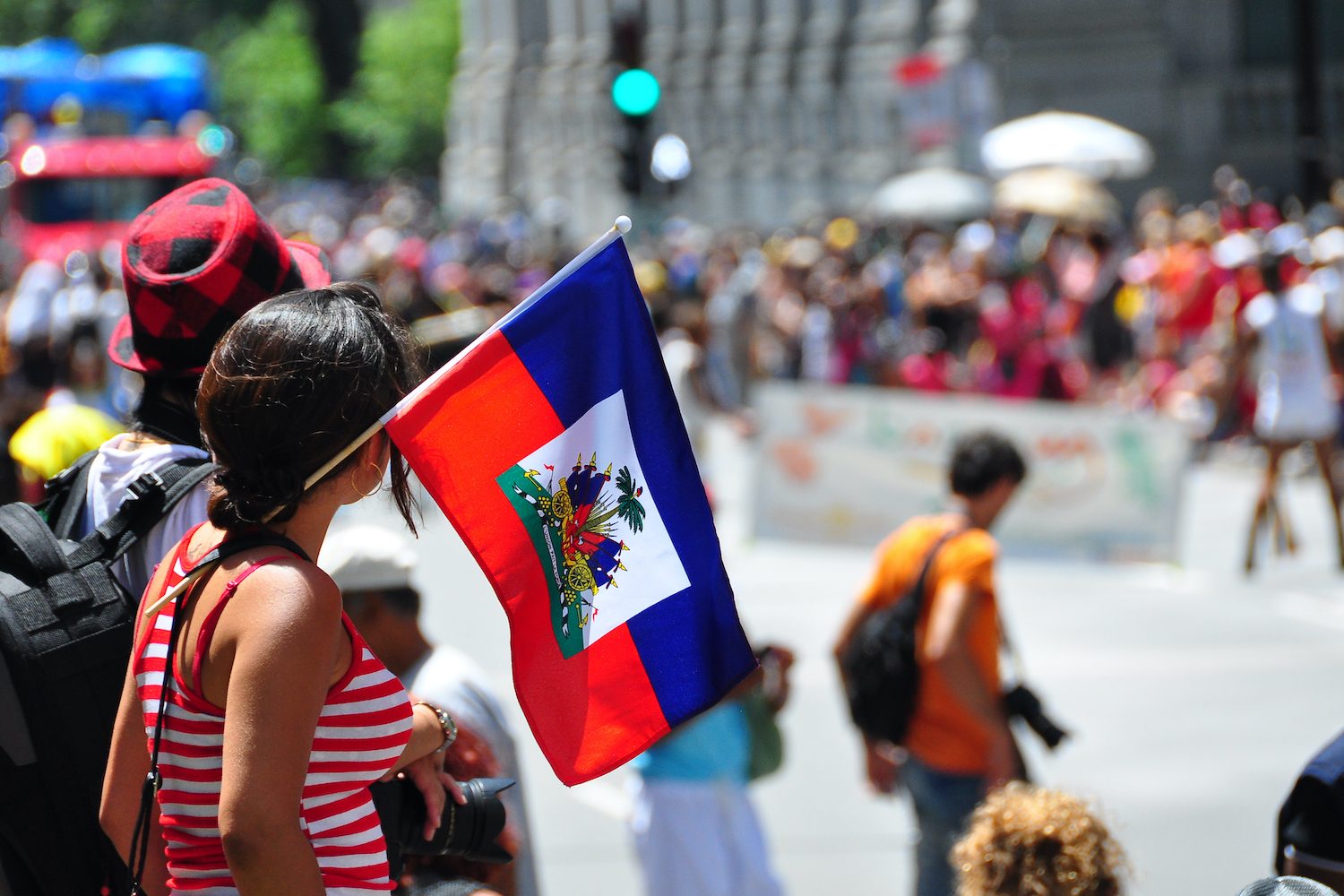 A Haitian parade.