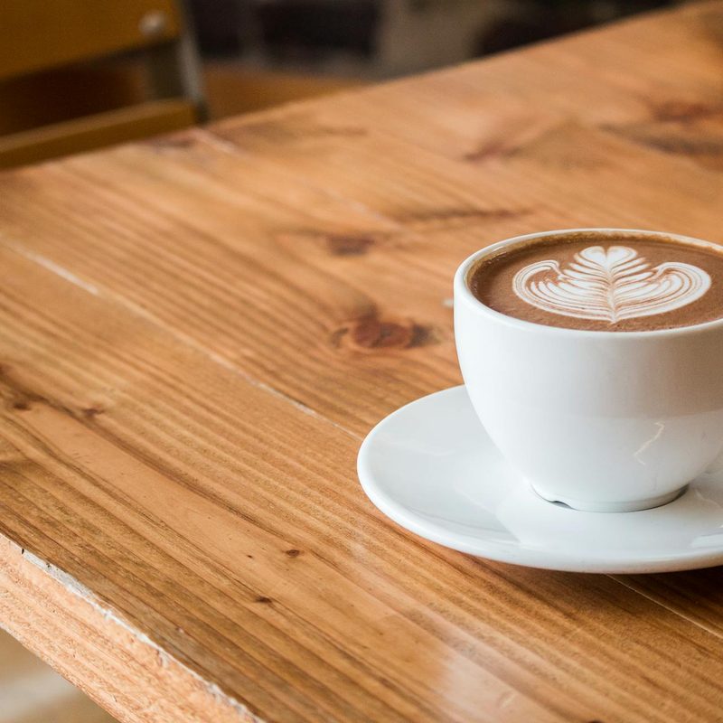 Cup of coffee on a table