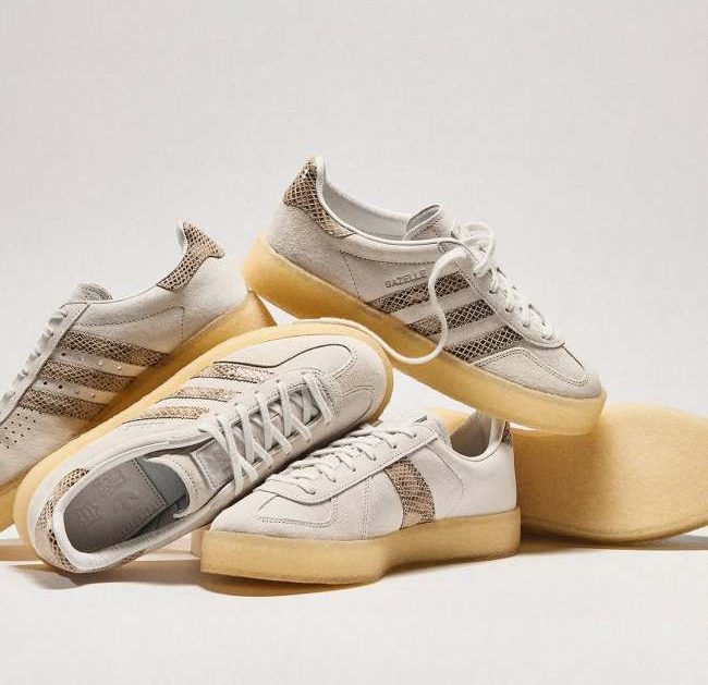piles of adidas gazelle shoes