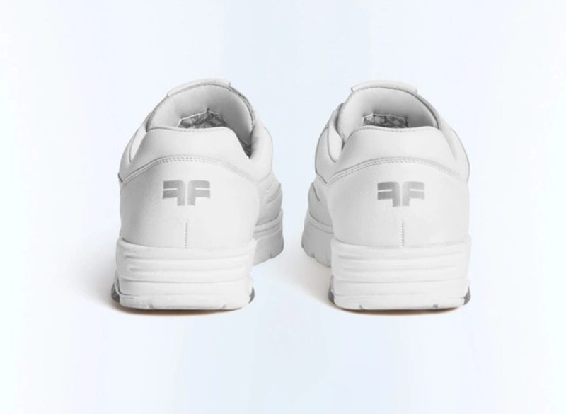 close up on heels from sneakers