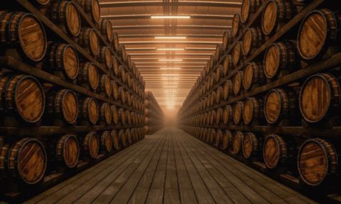 Whiskey barrels