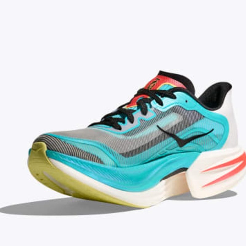 side view of hoka running shoe
