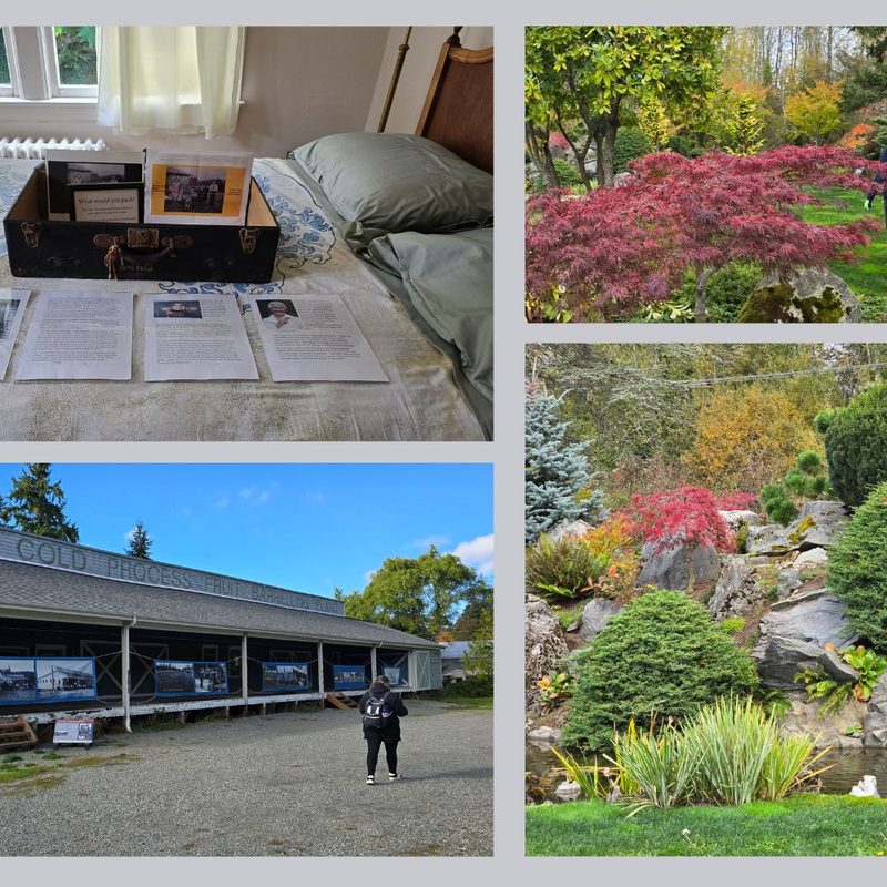 The Mukai family house japanese gardens, and old fruit barreling plant