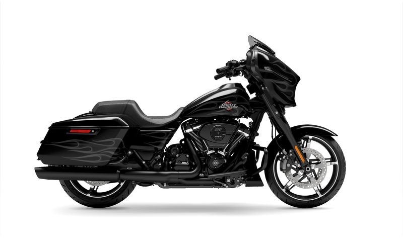 2025 Harley-Davidson Street Glide with Midnight Firestorm paint.