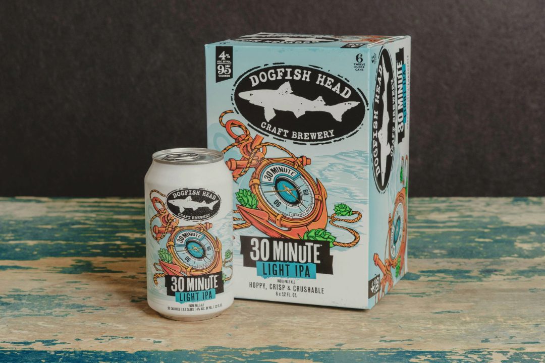 Dogfish Head 30 Minute Light IPA.
