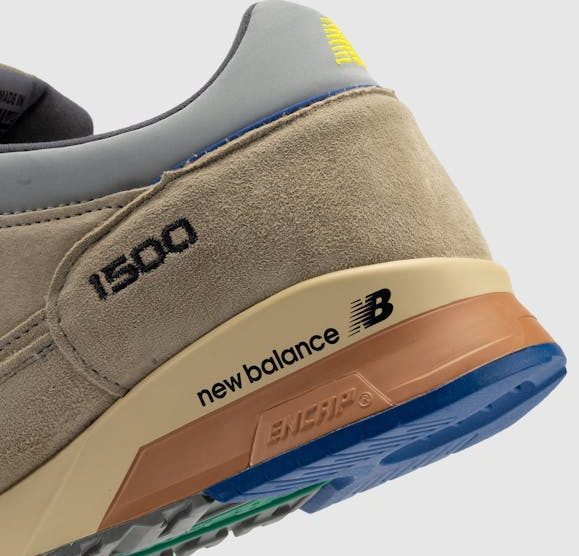 close up on shoe's heel