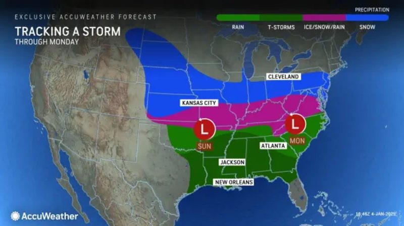 Accuweather map