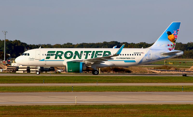 Frontier Airlines plane