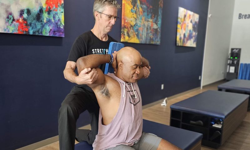 Dr. Dwight Fitch working out picture 2