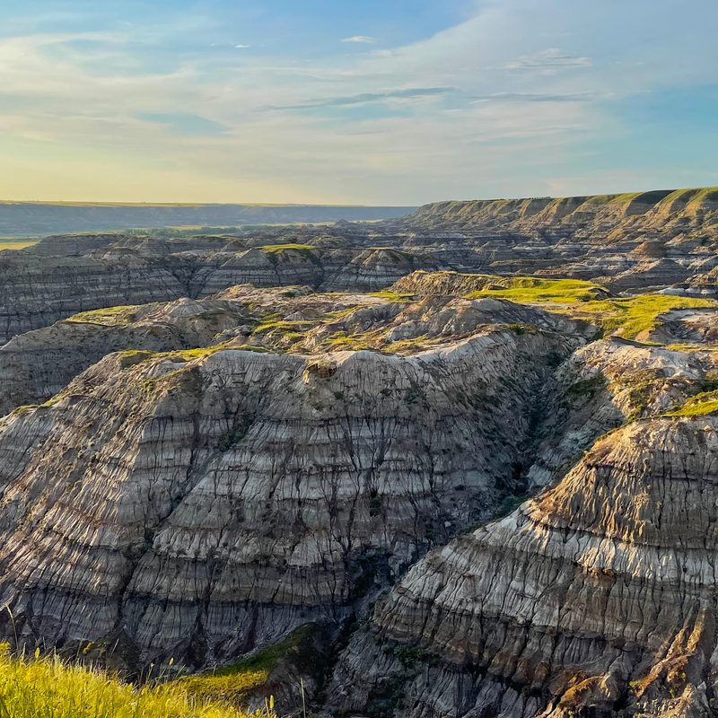 Horsethief Canyon in the Alberta badlands