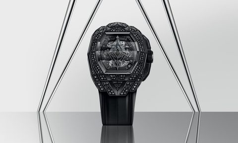 Hublot Spirit of Big Bang Sang Bleu All Black Pavé