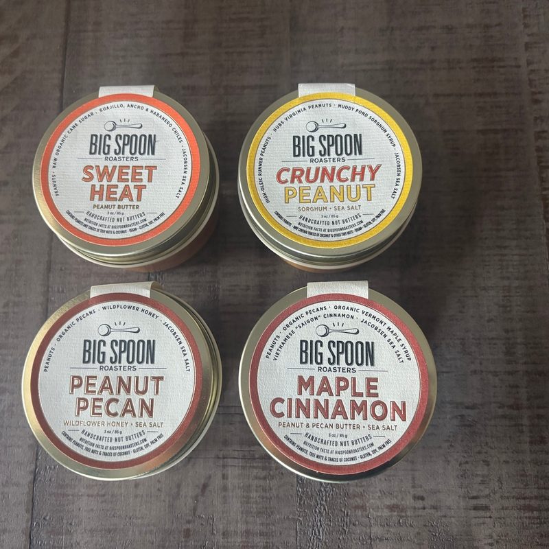 Big Spoon Roasters peanut butters