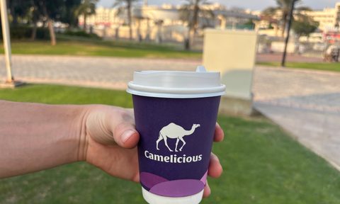 Camel milk cappuccino