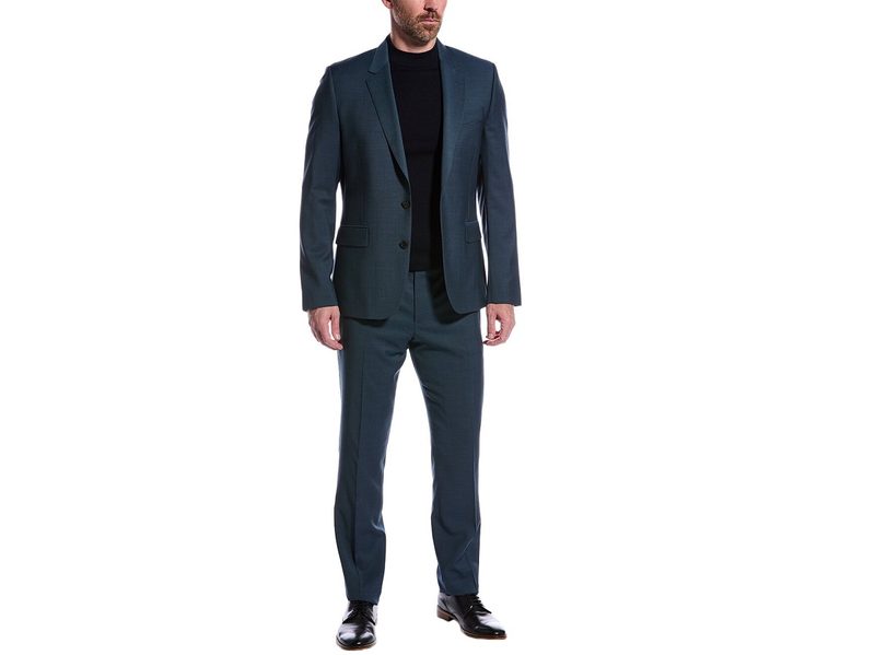 A model wearing the Paul Smith 2-piece Tailored Fit Wool Suit.