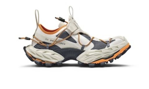 side view of balenciaga trail sneaker