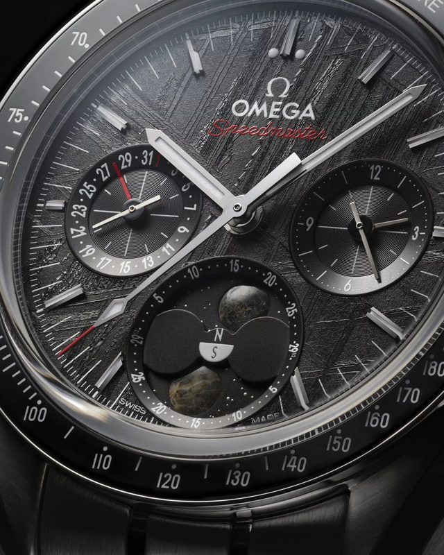 Omega Speedmaster Moonphase Meteorite Black Edition