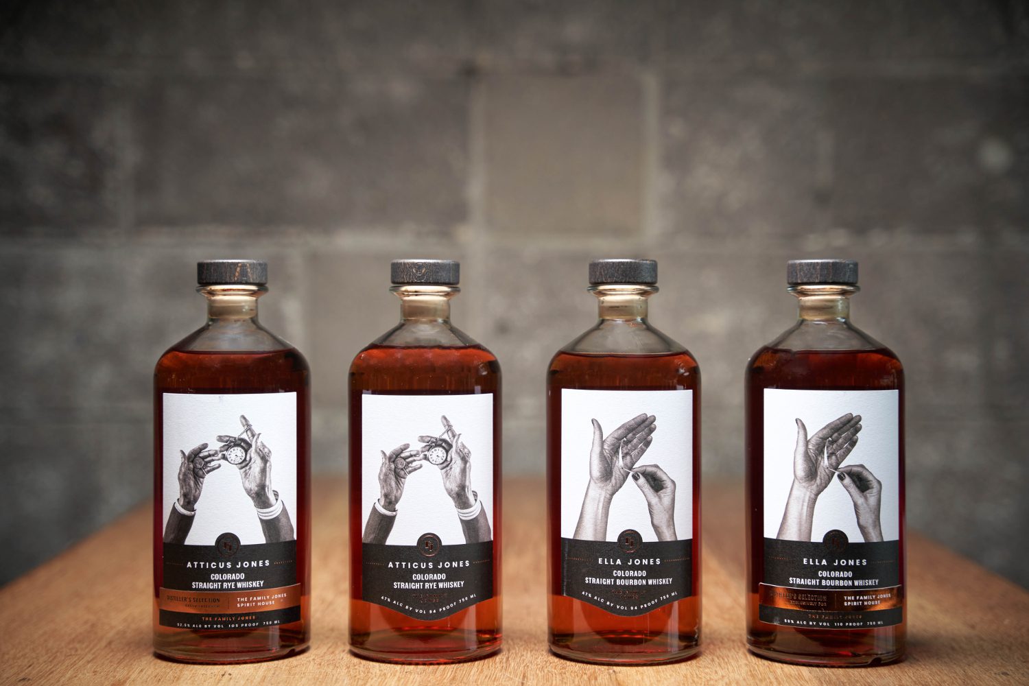 Family Jones whiskies.