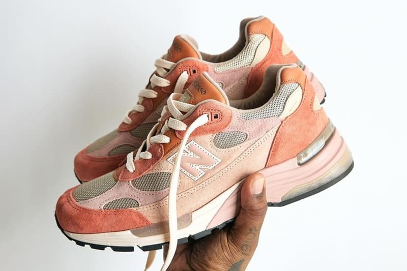 man holding joe freshgoods new balance sneaker