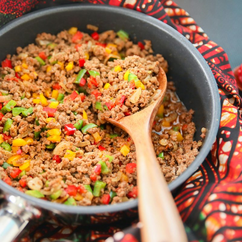 Beef and veggies