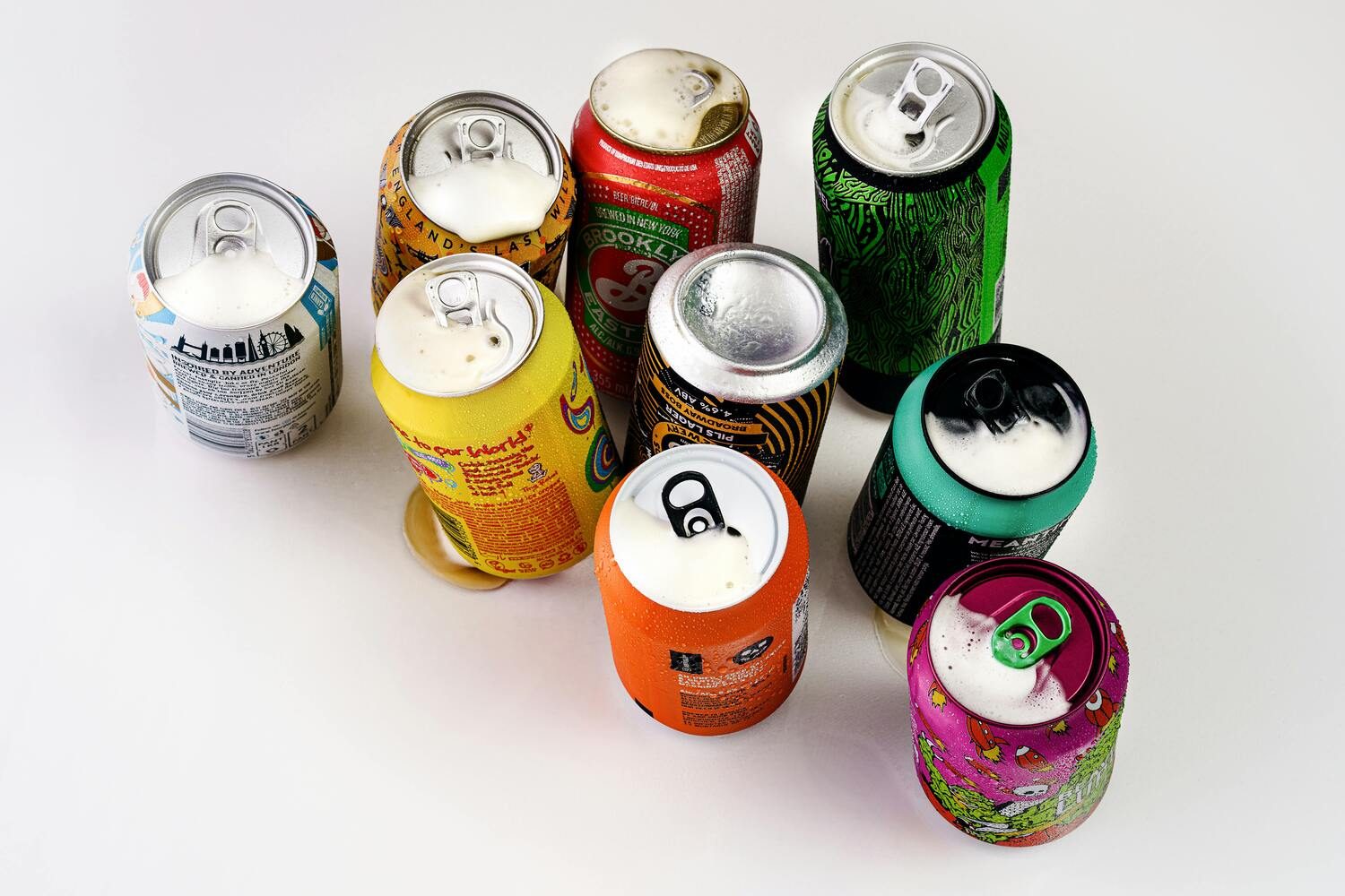 Soda cans