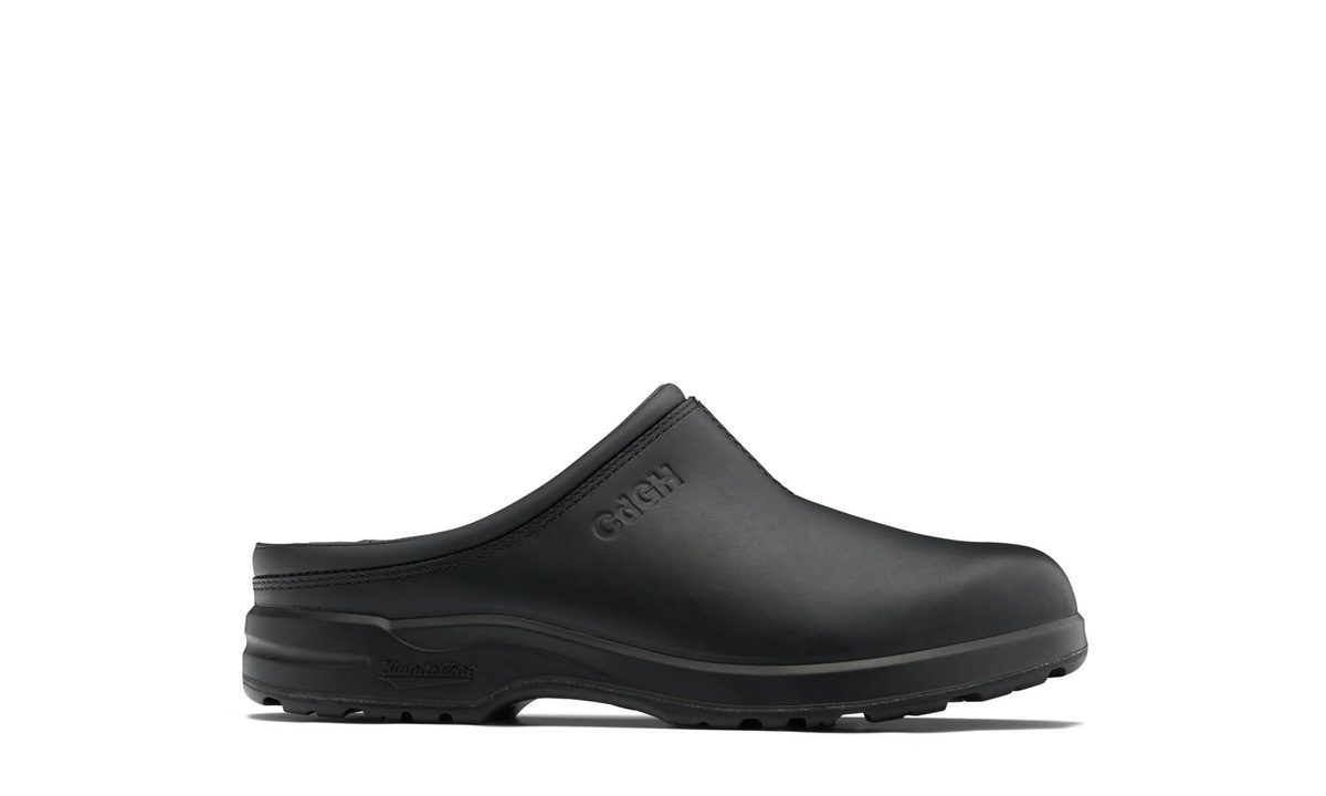 product photo of black clogs