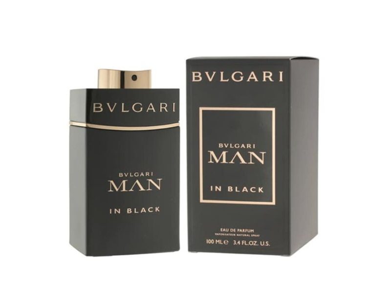 Bulgari Man in Black and its box.