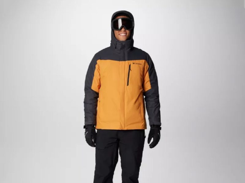 A model wearing the Columbia Men's Whirlibird V Interchange Jacket.