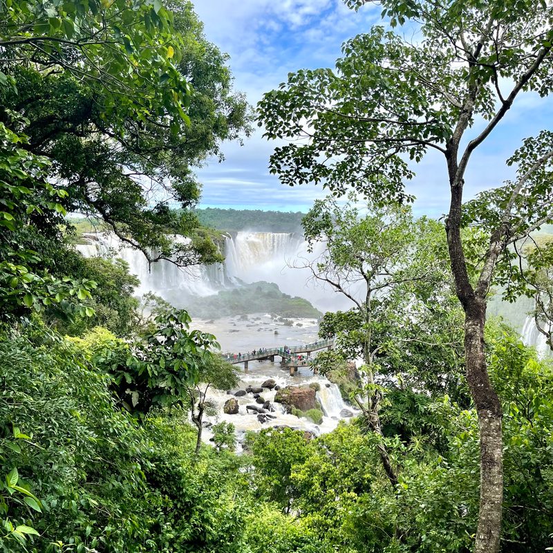 Waterfalls at Foz de Iguaçu, Brazil