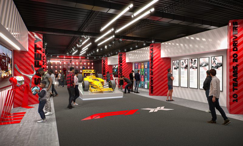 Grand Prix Plaza F1 X interactive exhibition.