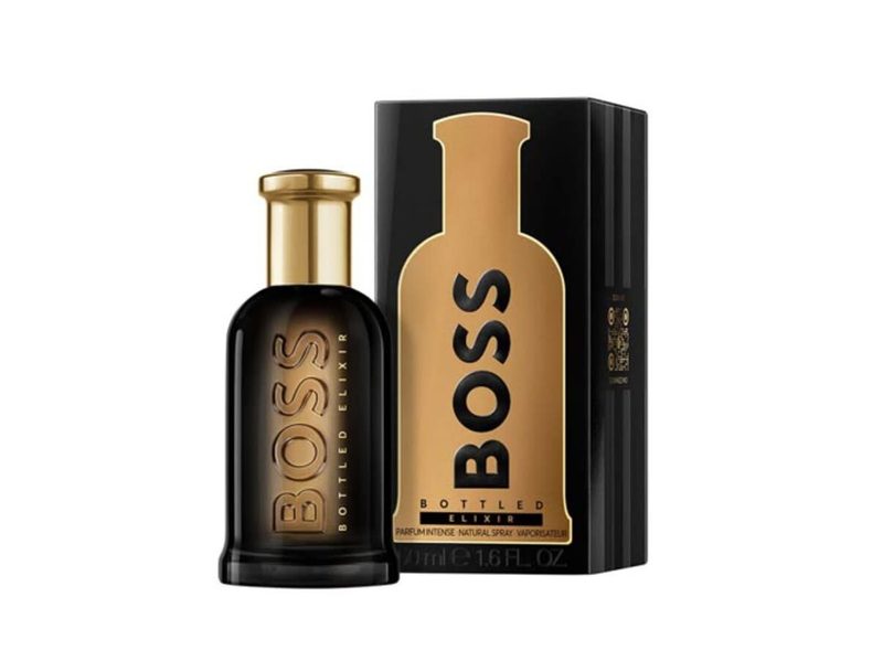 Hugo Boss Bottled Elixir and its box.
