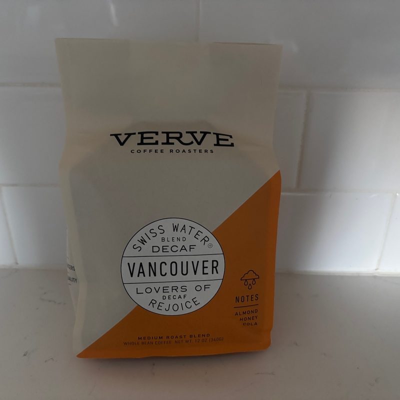 Verve Coffee Roasters Vancouver Decaf