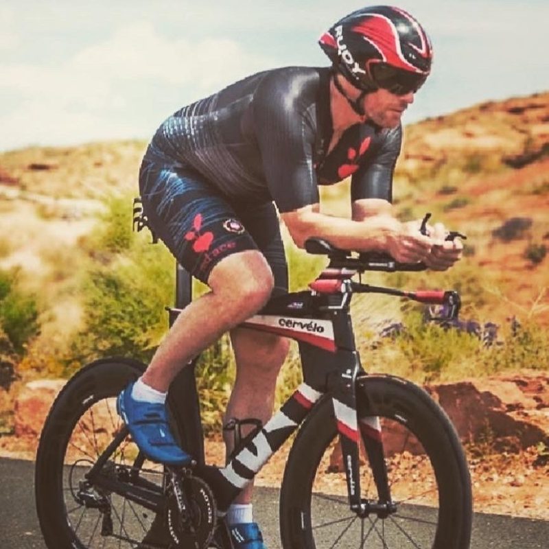Jack Nunn former national team rower cycling riding bike