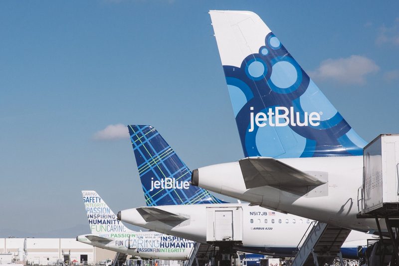 JetBlue tail fins