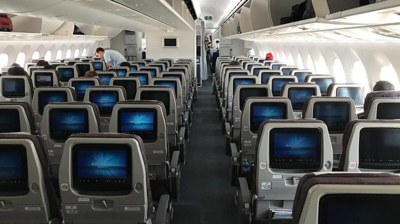 Korean Air Boeing 787-9 cabin