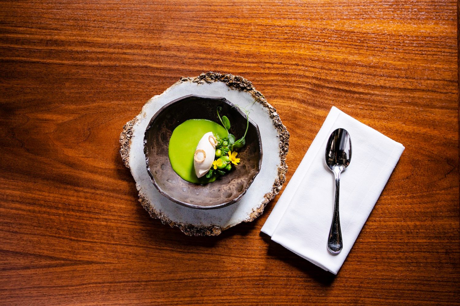 pea coffee ice cream