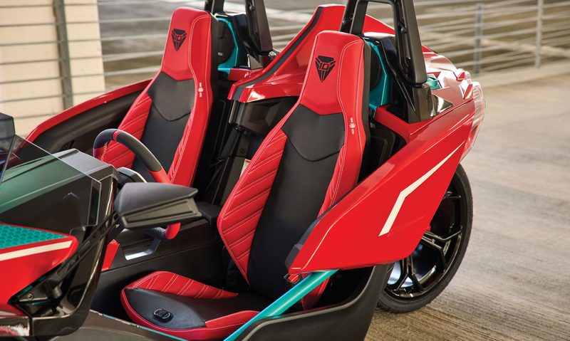 Polaris Slingshot 10 anniversary limited edition heated and cooled seats.