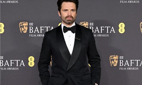 Sebastian Stan at the BAFTAs hero