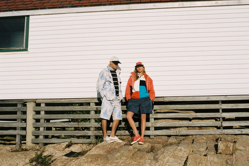 Sperry x BEAMS PLUS couple outside