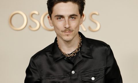 Timothee Chalamet in Gap hero